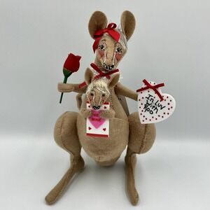 Annalee Dolls Valentine's 10" Deliver Mama & Baby Kangaroo 111121 - 2021 NWT